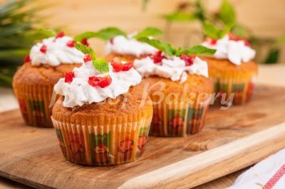 Мини мъфини къпкейкчета с маскарпоне и ягоди - 10 бр.